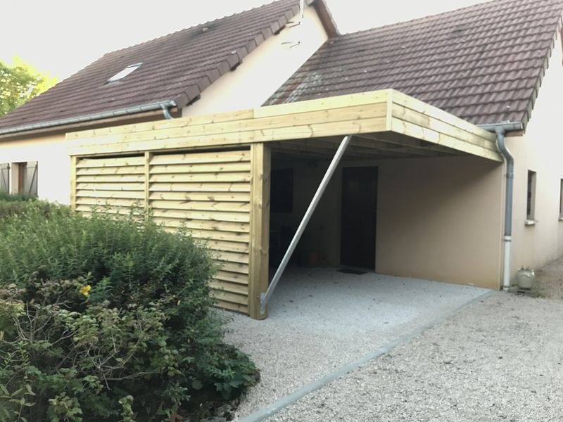 Carport bois à Louhans 71